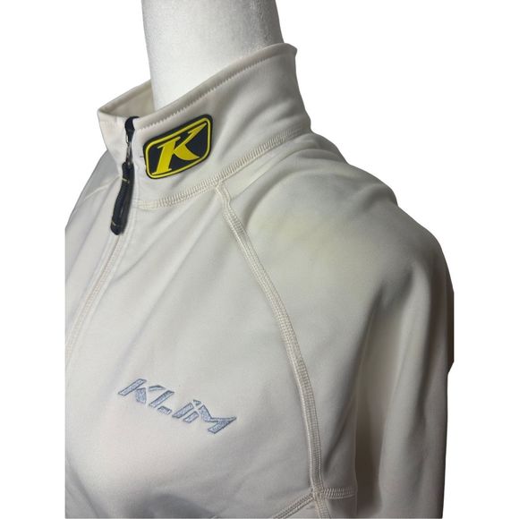 Klim Whistler‎ Soft Shell Cream Motorcycle Snow Mobile Jacket Sz Small Women's - Picture 6 of 8